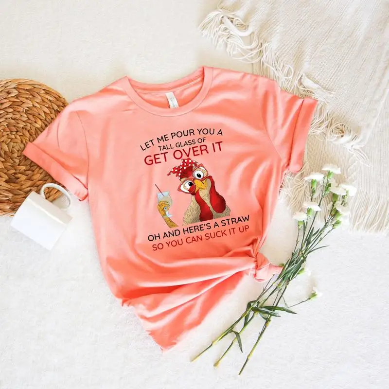 

Crazy Chicken Lady T Shirt Girl Funny Lover Country Western