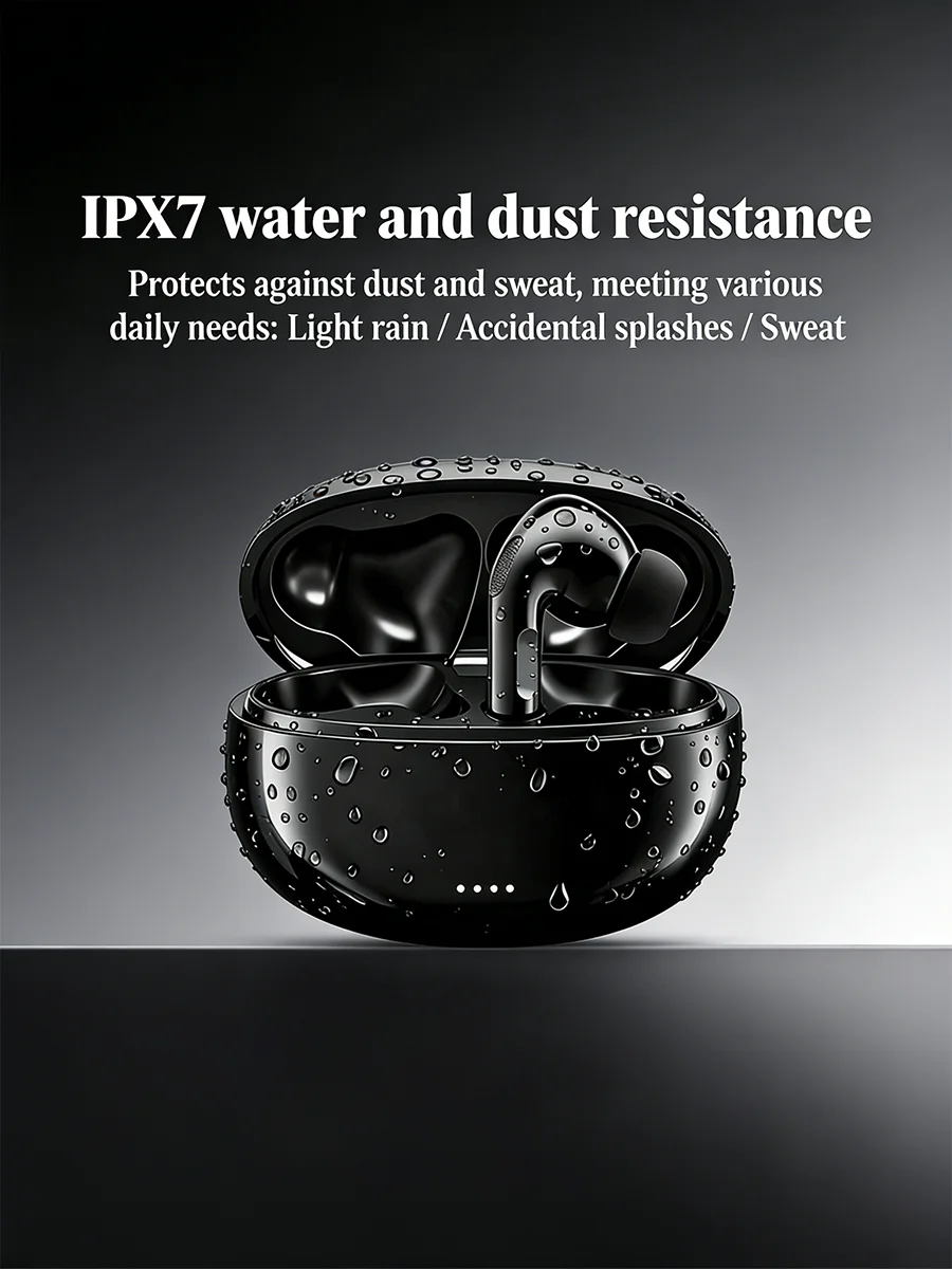 

Bluetooth headphones, with super long battery life, waterproof design, noise cancellation function and suitable for sports.