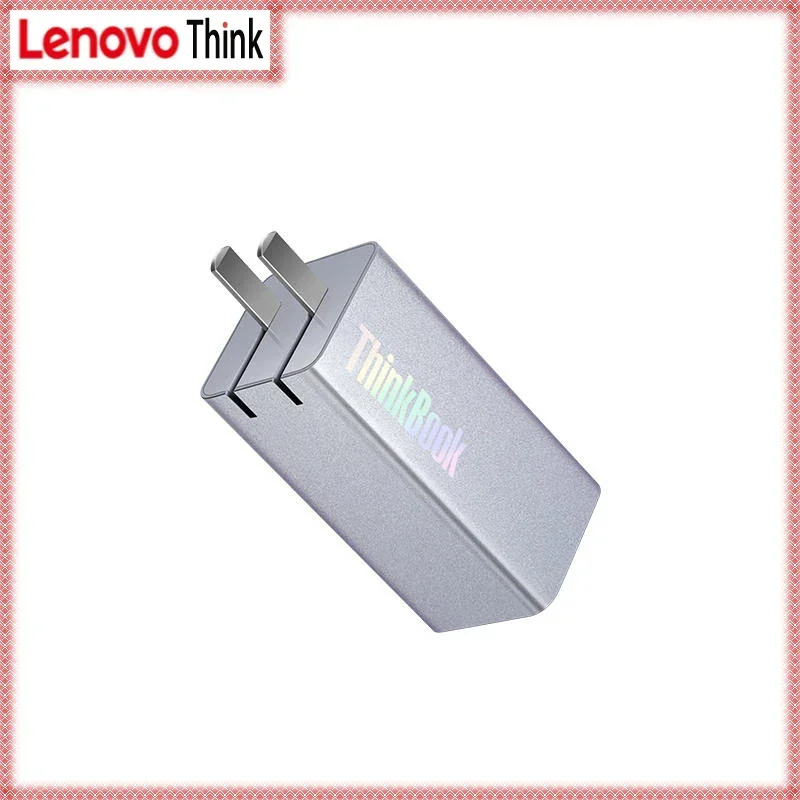 Lenovo ThinkBook 65W Gallium Nitride Double Lipstick Power Adapter Laptop Mobile Tablet GaN Pro Portable Charger