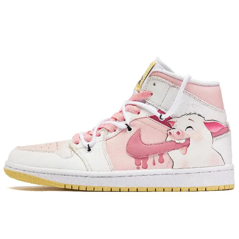 

【Customize】Jordan Air Jordan 1 Vintage Basketball Shoes Women's Sneakers shoes BQ6472-701