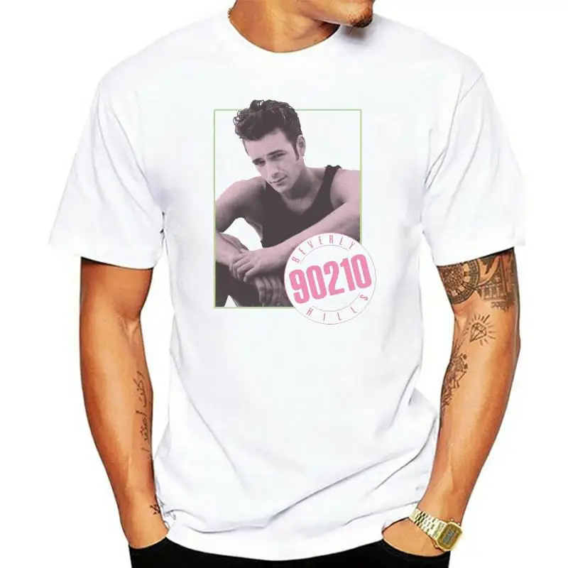 Beverly Hills 90210 TV Show Dylan McKay Luke Perry Picture Tee Shirt Adult S-3XL