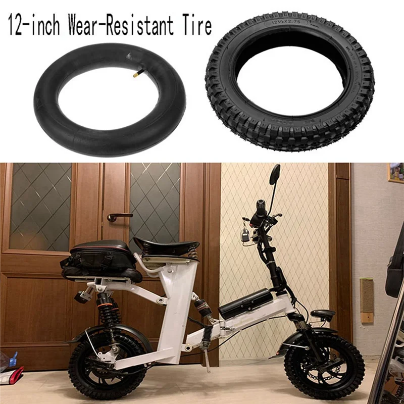 

Universall 2X 12 1/2X2.75 Tyre+Inner Tube For 49Cc Motorcycle Mini Dirt Bike Tire MX350 Scooter Tire 12-Inch Wear-Resistant Tire