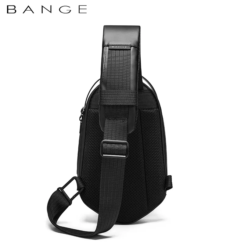 Imagem -06 - Bange Bolsa Crossbody Antifurto à Prova Dágua com Carregamento Usb Bolsa de Viagem Casual Estojo Rígido Bolsa de Peito Masculina