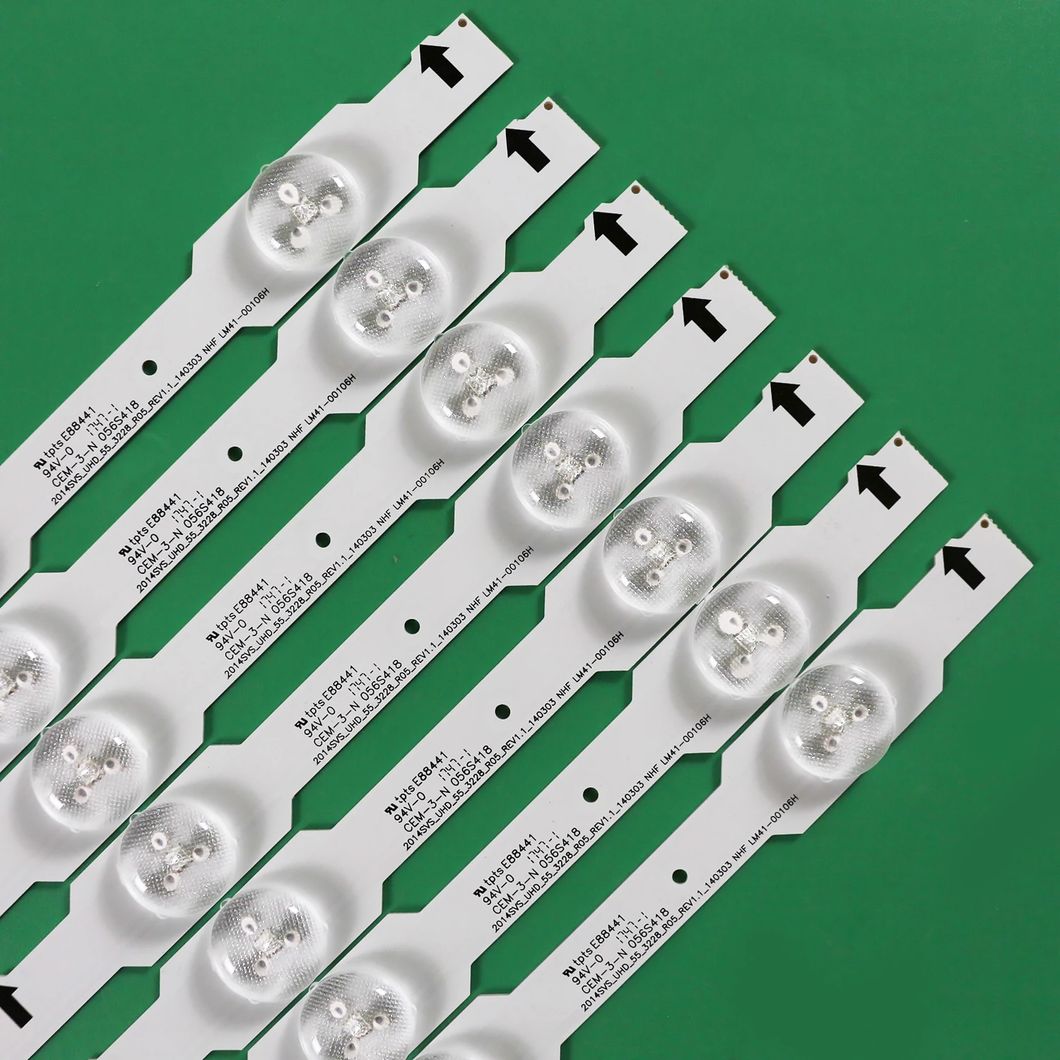 LED strip For SamSung UA55HU6006 UA55HU6008 UE55HU6900 UN55HU6950 DUGE-550DCA-R5 DUGE-550DCB-R5 BN96-34251A BN96-34252A