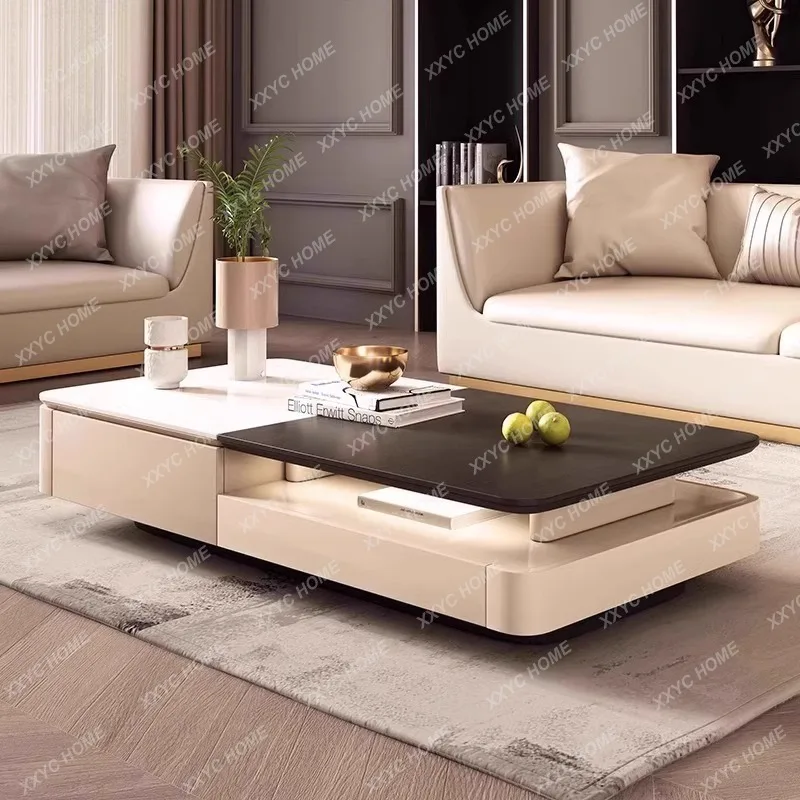 

ML Modernliving room storage thickened base high-end coffee table
