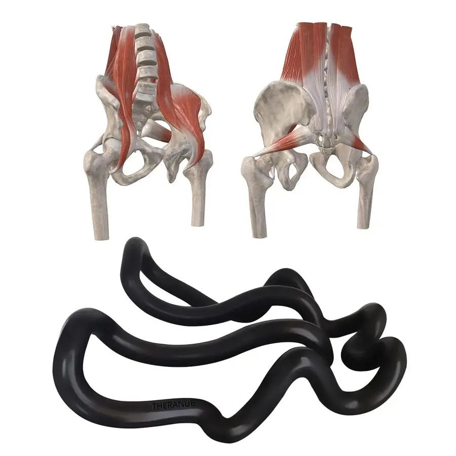 الافراج عن هوب تدليك الورك فليكسور Psoas Piriformis Glute SI المشتركة الكتف شفرة شبه منحرف المعين كامل الظهر الليفي العضلي الزناد #1