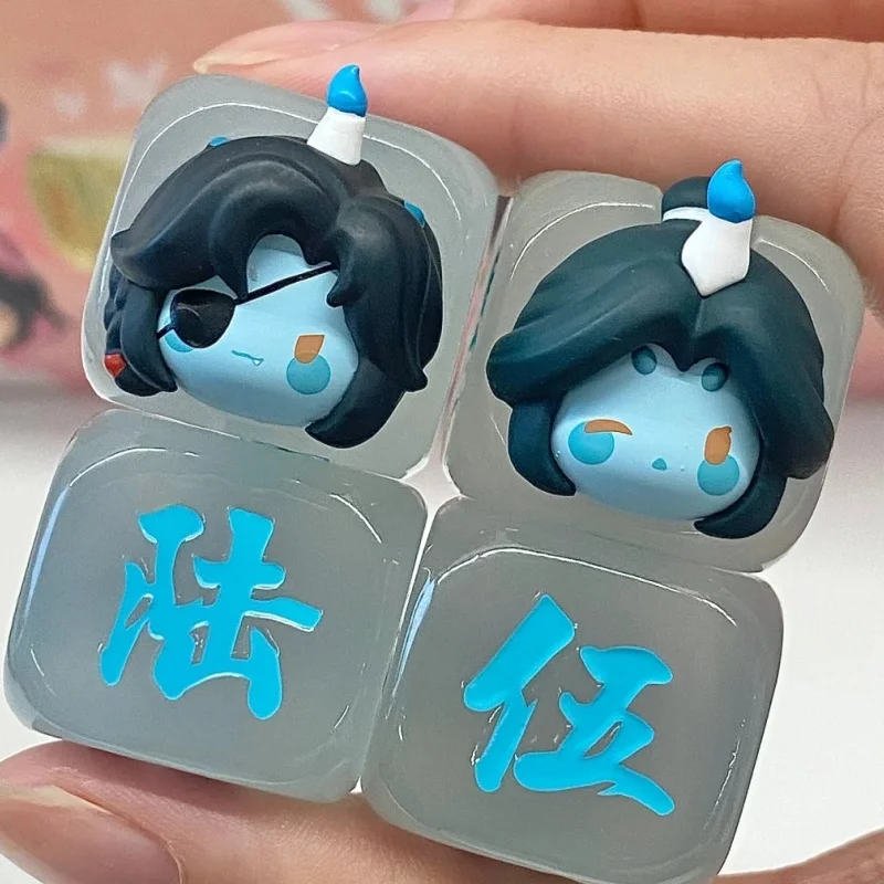 ลูกเต๋าลิงหลงแท้จากสวรรค์ พร้อมถุงตาบอด Xie Lian Hua San Lang Tai Zi Yuechen ของเล่นโมเดลจิ๋วสุดน่ารัก ของขวัญเซอร์ไพรส์