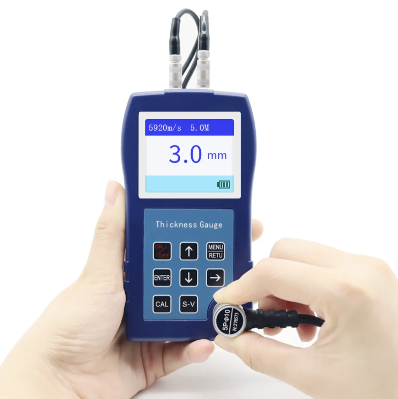 

DR83S 0.9-300mm Nondestructive Ultrasonic Thickness Gauge for Steel Pipe Wall Thickness Metal thickness gauge