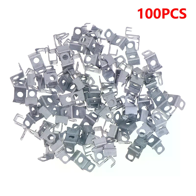 

100 шт. 3D-кронштейны для объемных букв, нержавеющая сталь, крепежные детали для рекламных вывесок