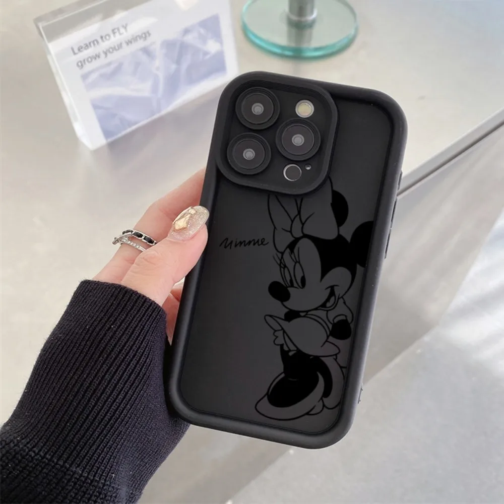 Disney Mickey Mouse Phone Case For Samsung Galaxy S24 S21 S21FE S22 S23 Plus Ultra A55 A54 A52 A53 Soft TPU Cover