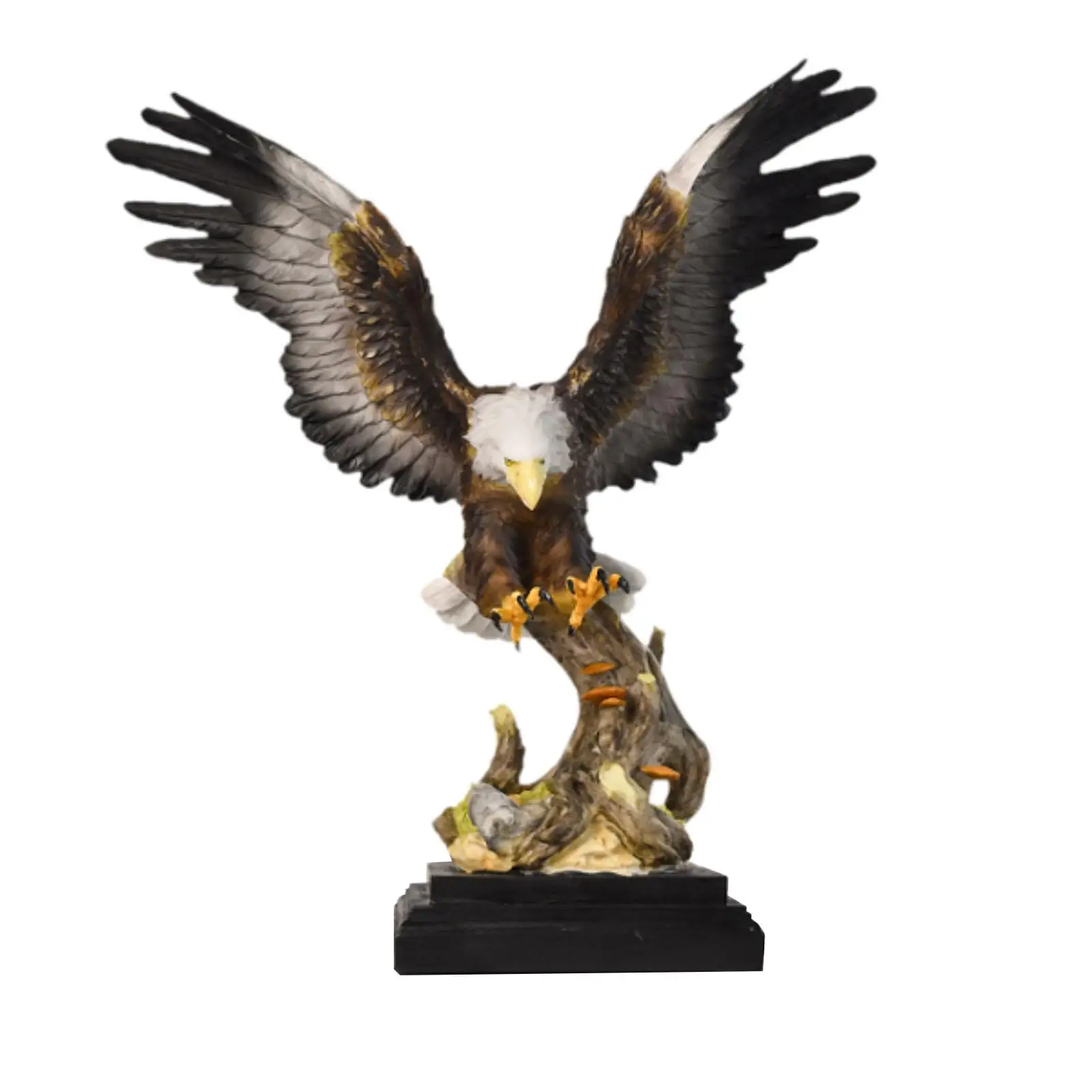Eagle Statue Resin Tabletop Art Modern Decorative Figure for House Decoration Home Decor Luxury Gift for Men Colleague Father