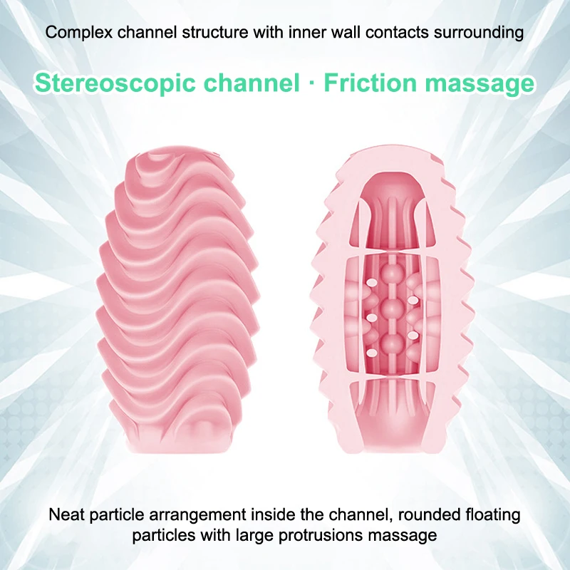 【SA】1Pc Massage Egg Masturbator for Men Artificial Vagina Penis Adult Goods Male Masturbation Cup Pocket Pussy Sex Toy Onahole view 3
