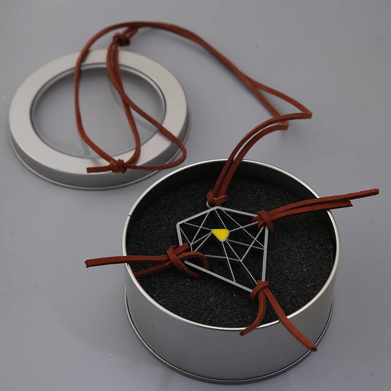 لعبة الموت تجديل المفاتيح قلادة حلم الماسك السحر سبيكة هدية صندوق اكسسوارات تأثيري للرجال النساء حقيبة قلادة هدايا