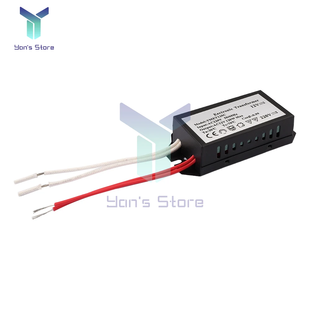 Step Down Voltage Converter Power Halogen Lamp Lighting Electronic Transformer Sufficient Power 220V To 12V 120/160W Optional