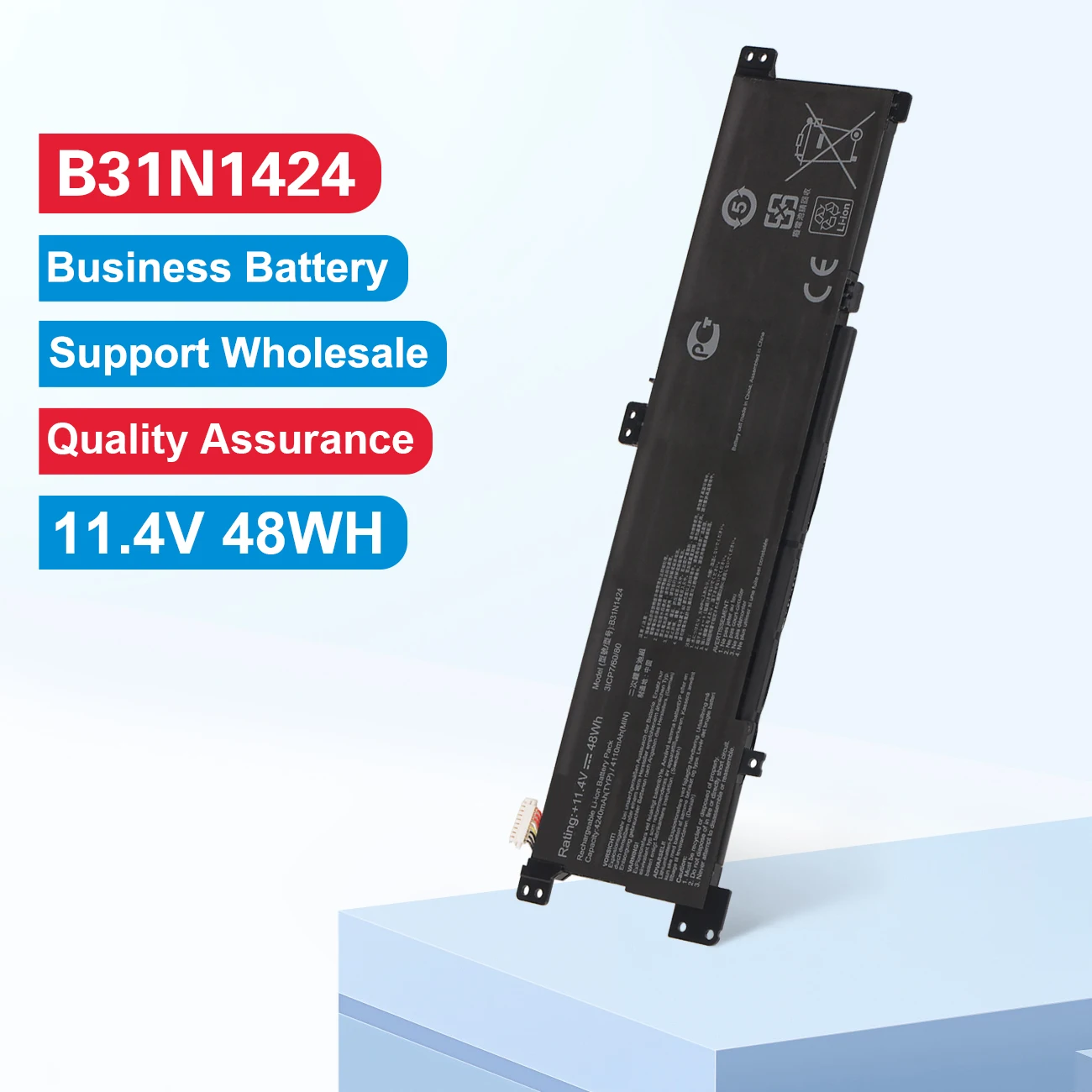 

KingSener 11.4V 48Wh B31N1424 Laptop Battery For ASUS A400U A401L K401L K401U B5010 500 200 K401LB5010 K401LB5500 K401LB5200