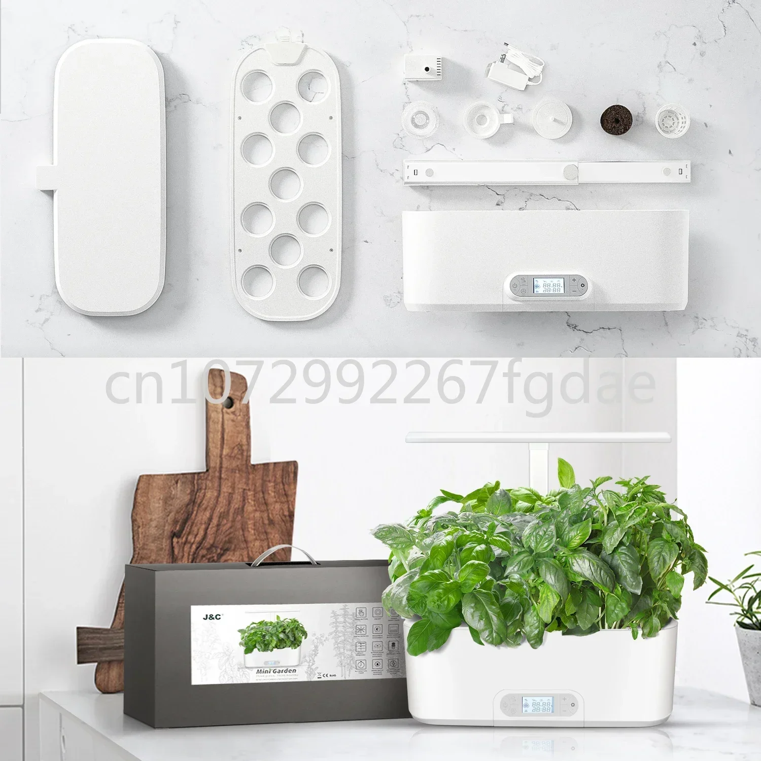 Planting System White Smart Home Indoor Garden Hydroponic Planting System Vanilla Vegetable Intelligent Home Appliance