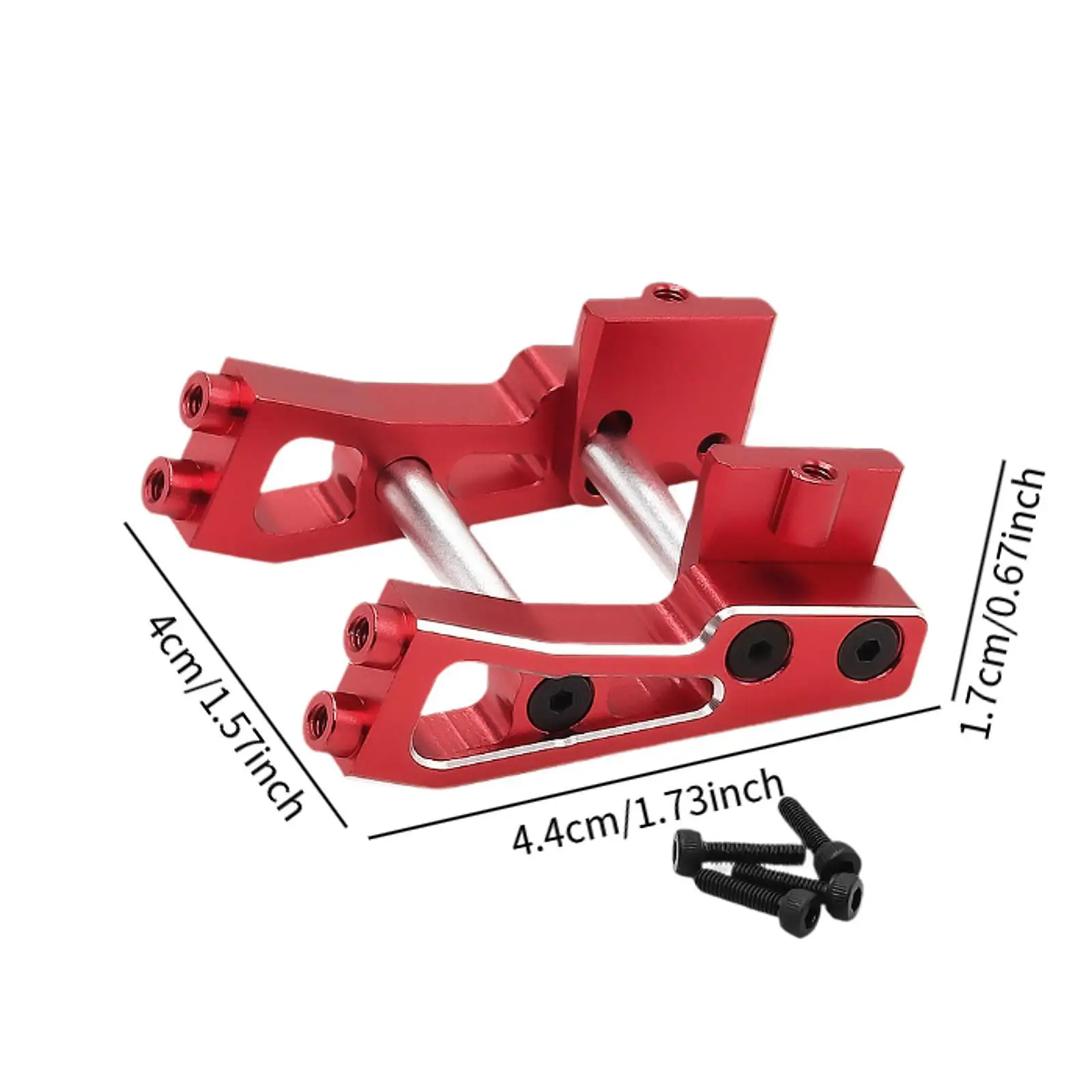 1/14 RC Rear Wing Mount Set Metal Replace Parts Rear Wing Body Mount Support