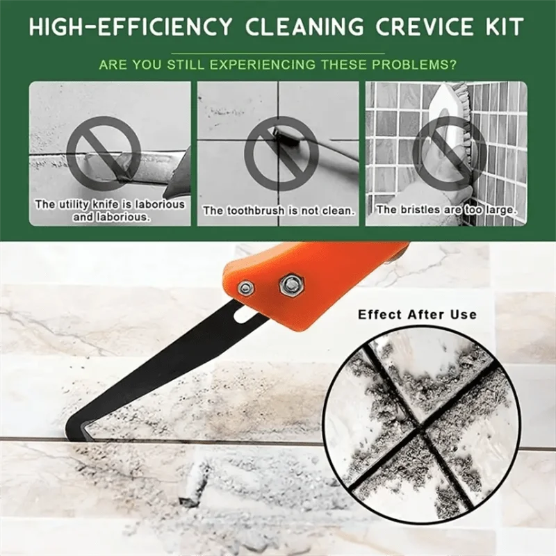 New Professional Gap Hook Knife Tile Repair Tool Old Mortar Cleaning Dust Removal Steel Construction Hand Tools