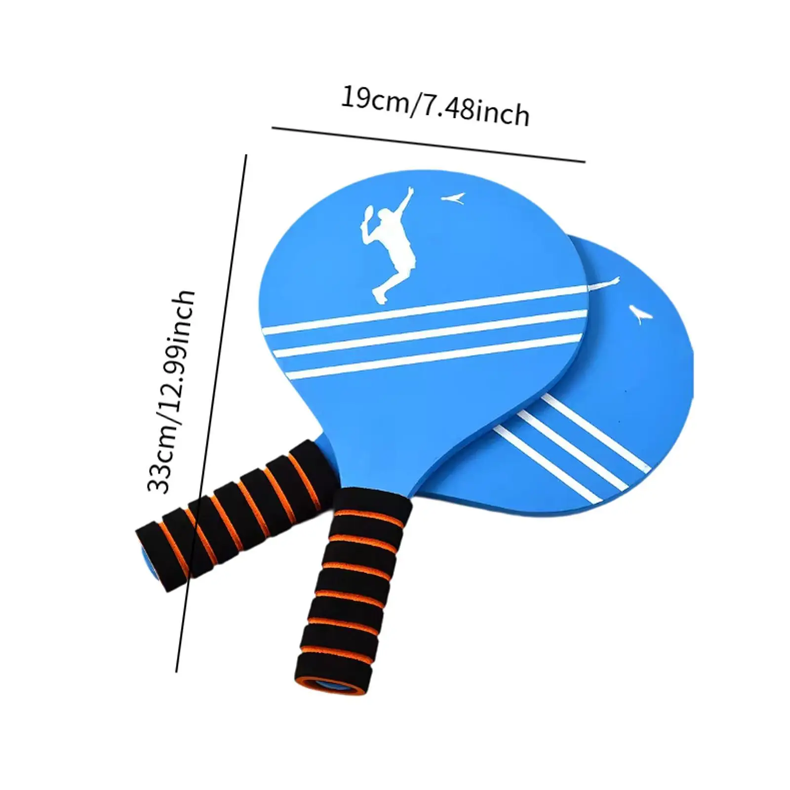 

2 Pieces Badminton Set Indoor Badminton Kit Gift Practical Professional Game Foot Sport Activities Badminton Racket for Beach