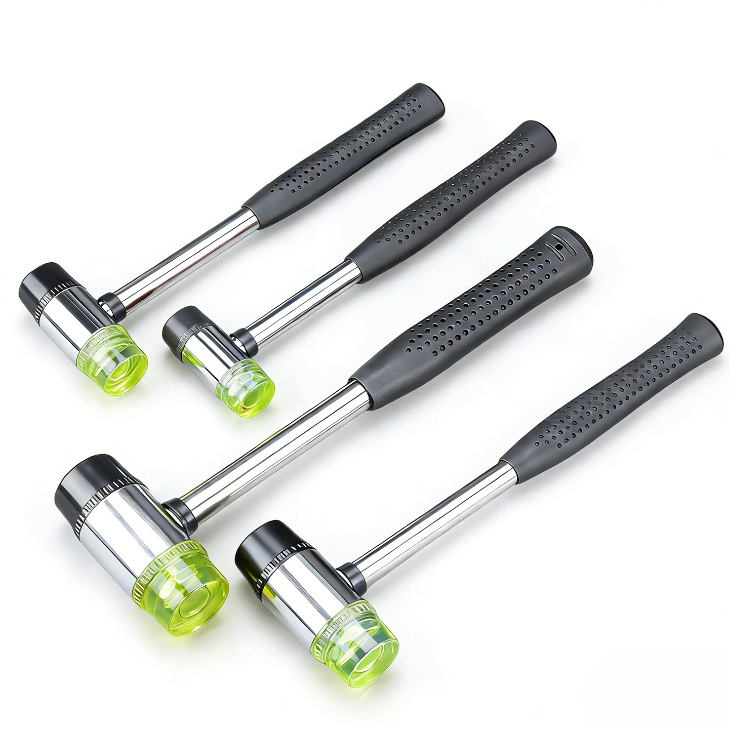 35mm Double-Sided Soft Rubber Hammer, Multi-Functional Glass Window Strip Hammer, Nylon Head Rubber Hammer