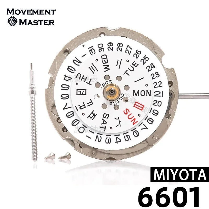 Original Japanese MIYOTA 6T51 movement Women Citizen mechanical movement 6601 watches movement accessories