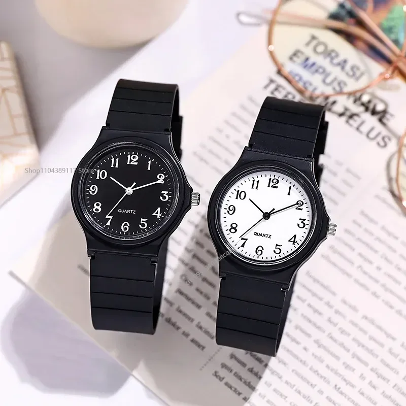 Simple Fashion Quartz Watch for Women Student Wrist Watches Silicone Strap Watch Wholesale Reloj Mujer Elegante Reloj De Mujer