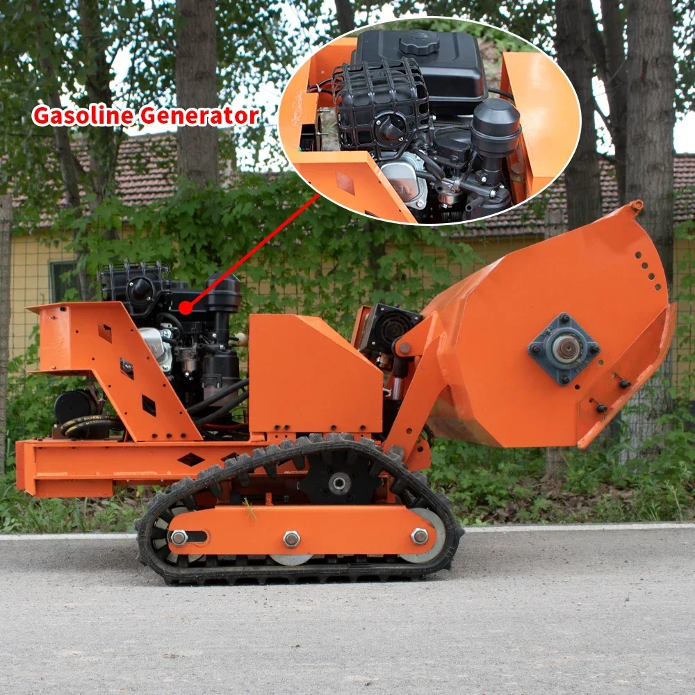 Garden Gasoline Flail Mower Flail Lawn Grass Mower Lawn Mower Driven gasoline engine 800mm cutting width