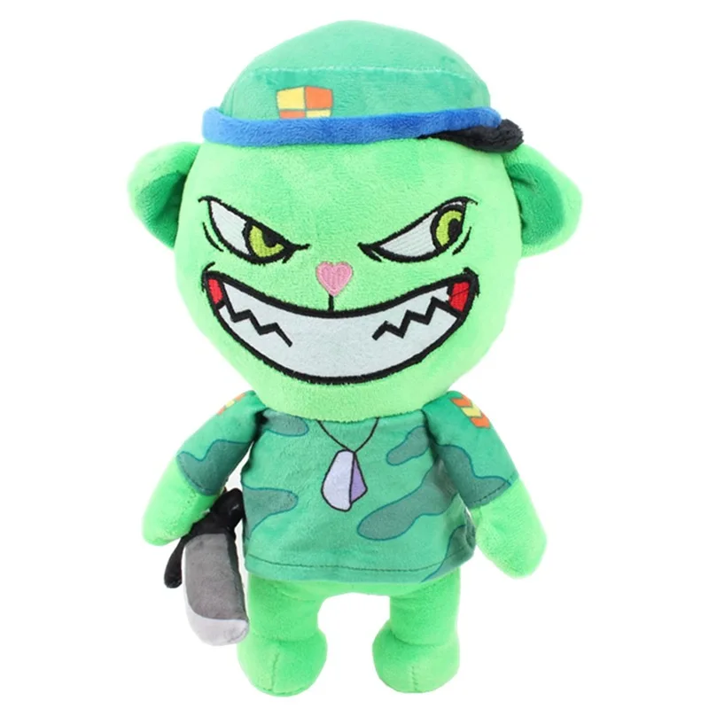 Anime Peluches Happy Tree Friends Puppet Doll Cartoon Plush Toys Figures Flakey Flippy Soft Pillow Room Decor Gift 20-28cm