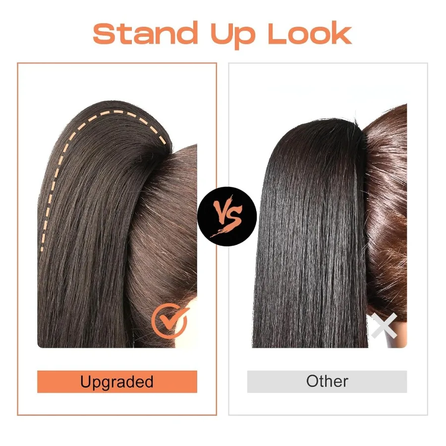 تنوعا الرباط ذيل حصان تمديد 26 طويل متموج متعدد الطبقات كليبين ذيل حصان وصلات شعر للنساء الوقوف عالية وهمية