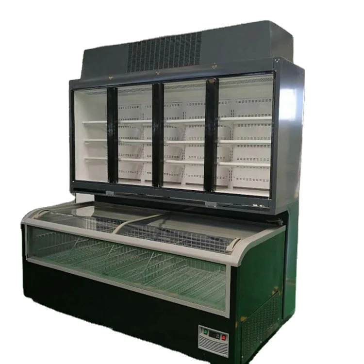 

Combined Chiller and Freezer Cooler Double Temperature Refrigerator Door Frozen Half Fridge