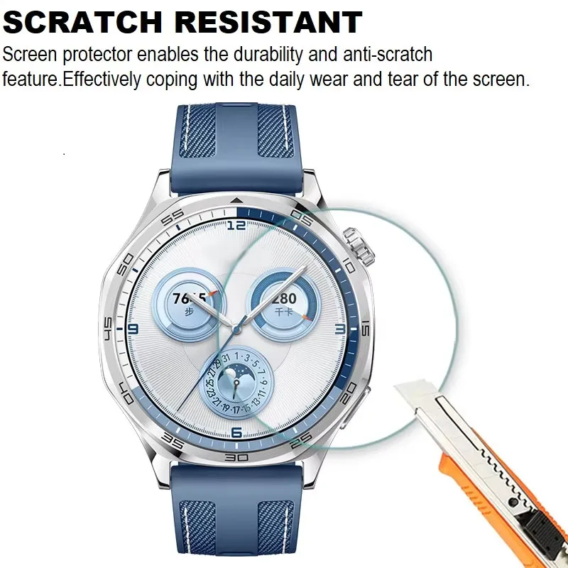 2-6 PCS Screen Protector For Huawei Watch GT 5 41MM 46MM Tempered Glass Full Cover Anti-scratch Film For huawei GT5 Accessories