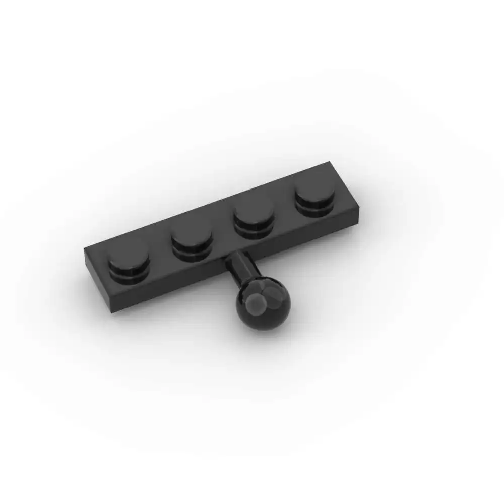 MOC 10 قطعة 3184 تعديل 1x4 مع سحب الكرة اللبنات عدة موصل لوحة منزل الطوب الجسيمات لغز لتقوم بها بنفسك لعبة هدايا الأطفال