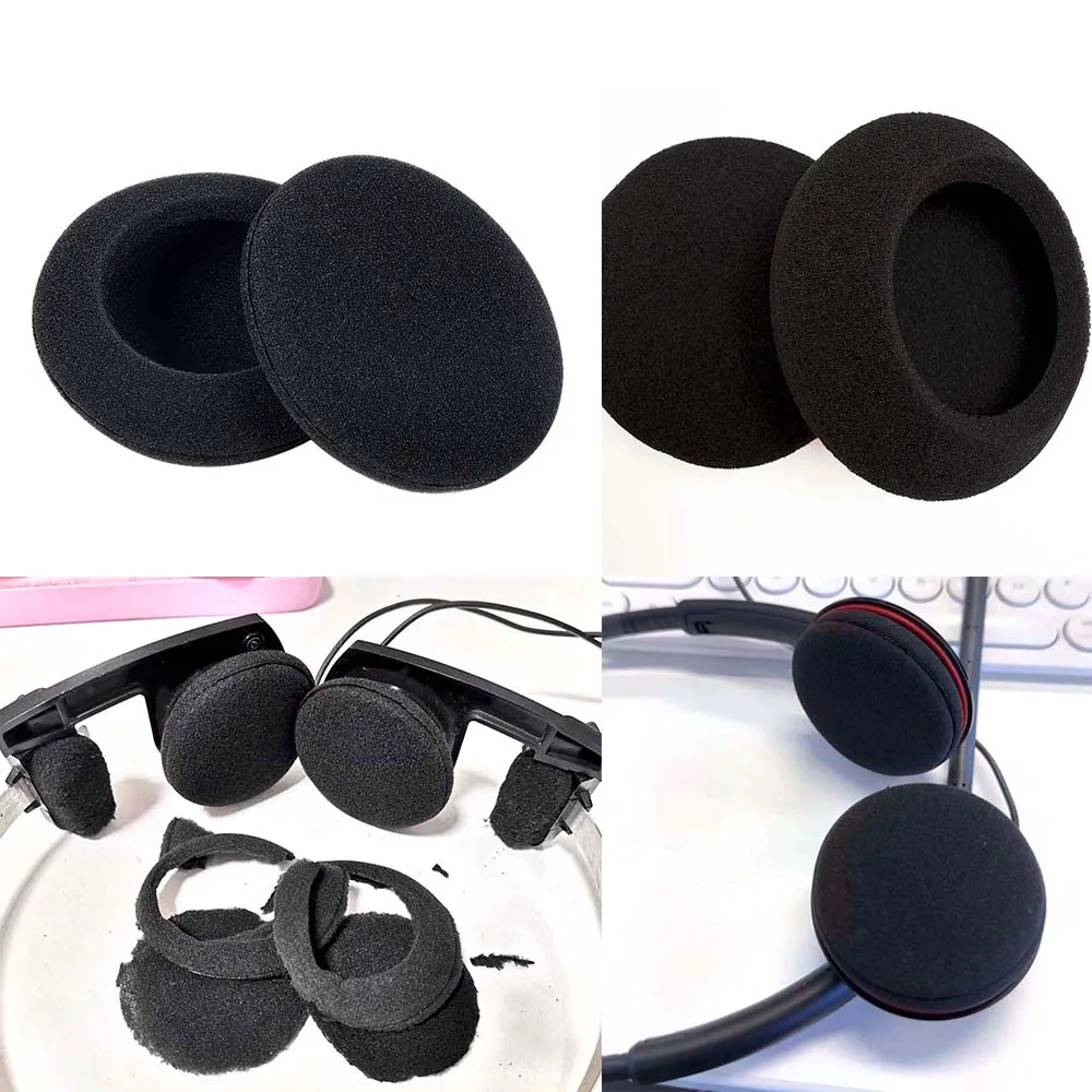 

5 Pairs Earpads Replacement Foam Ear Pads Cushions For Plantronics Blackwire C3220 C3210 C3215 C3225 Usa Headphones