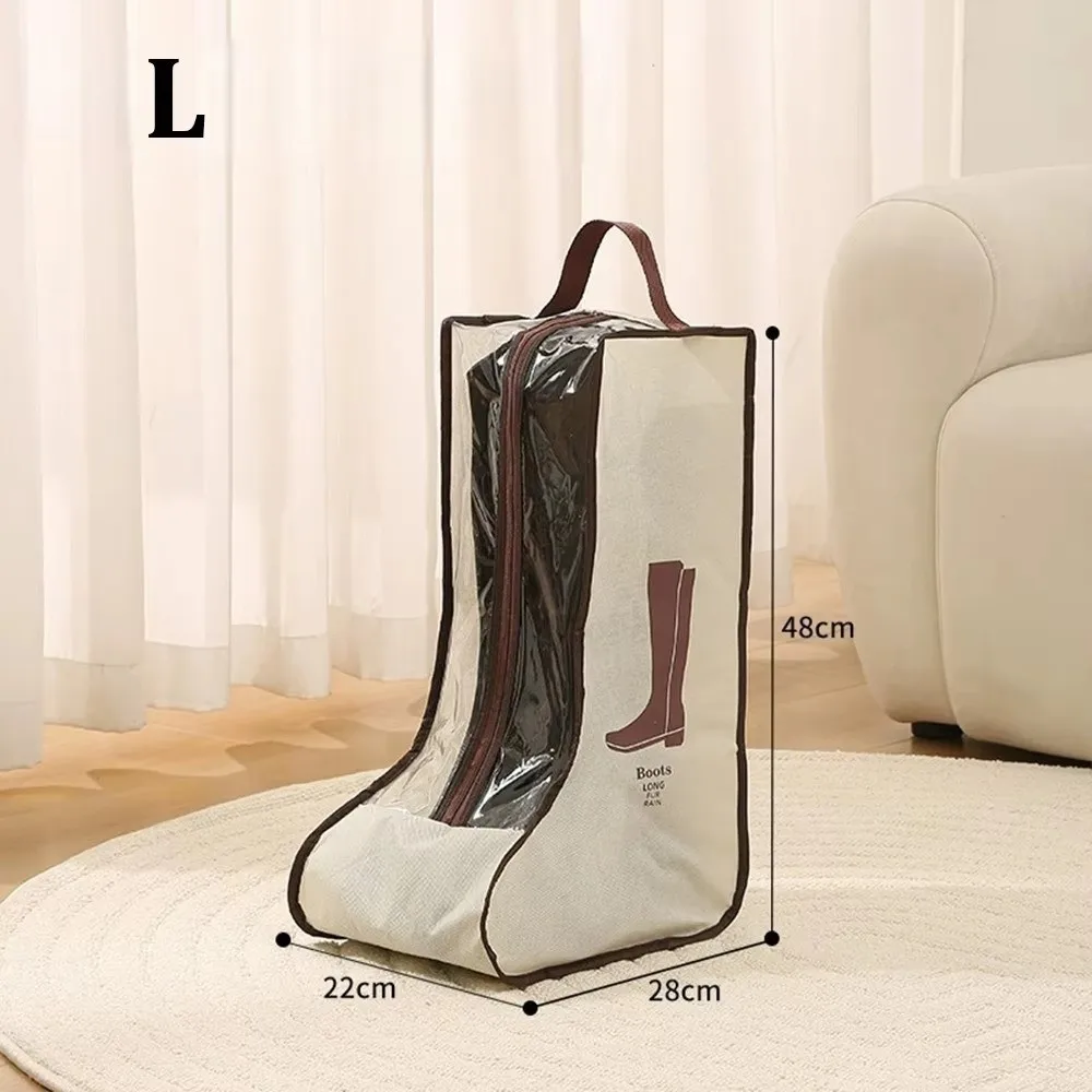 High Quality Waterproof Boots Storage Bag Moistureproof Foldable Tall Boots Storage Travel Storage Protector Bag Shoes Organizer view 3
