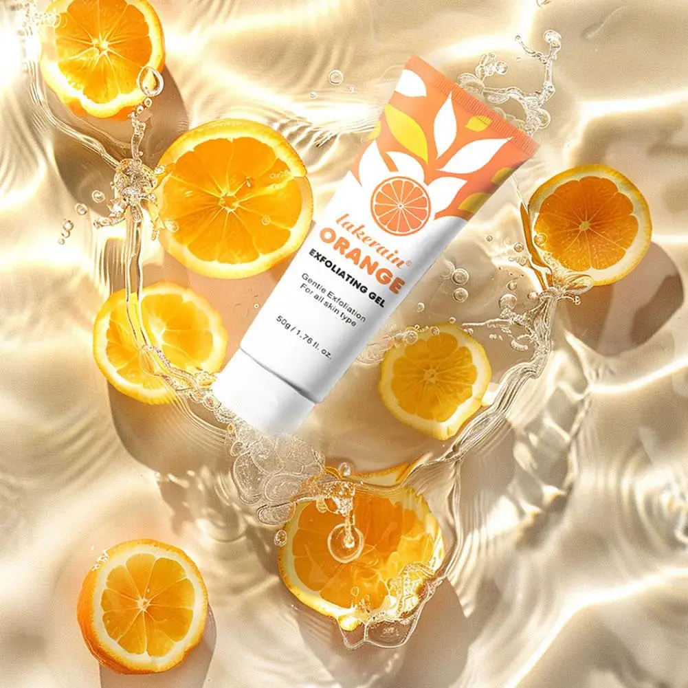 Orange Exfoliating Gel Dead Spot Remover Brighten Peeling 50g Gentle Repair Scrub Whiten Hydrating Moisturizer Korean Skin Care