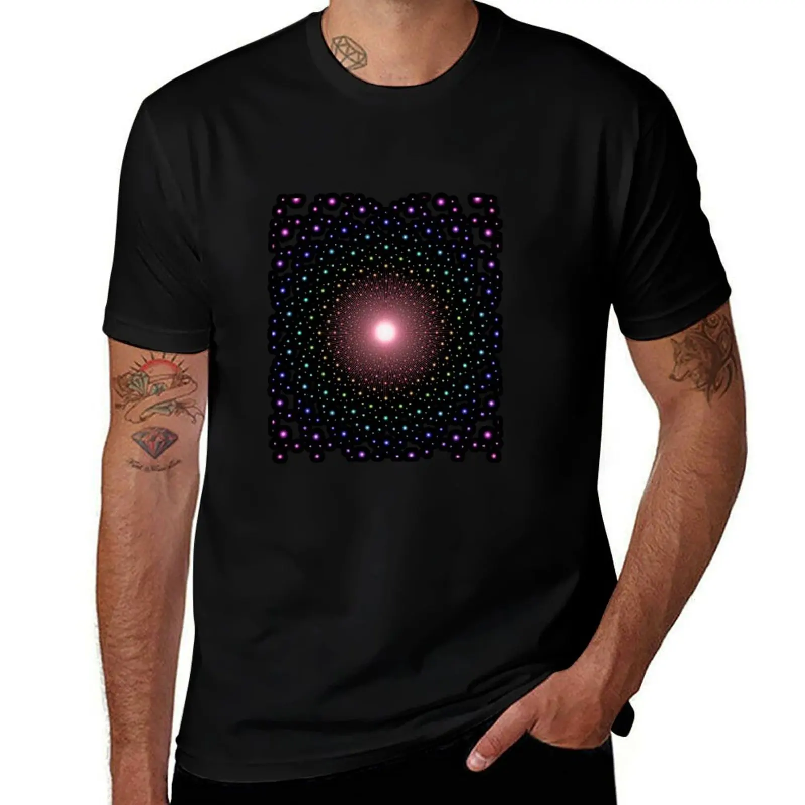 

abstract space T-Shirt oversized plain essential t shirt men t shirt