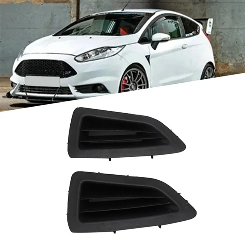 

N26R-2PCS Car Dashboard Air Conditioner Vent Outlet Grille For Ford Fiesta MK7 MK7.5 Air Conditioner Vent Car Accessories RHD