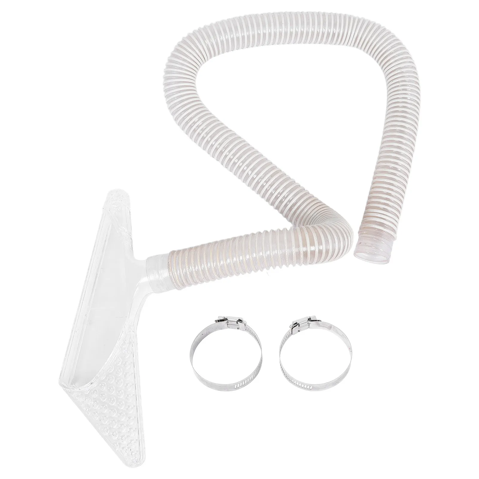 1Set Precision Panel Saw Dust Collection Guard Clear Plastic Cover 50Mm Flexible Dust Extraction Hose for Woodworking Table Saw