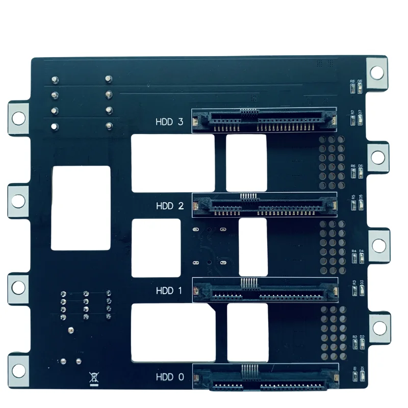 Presale NAS Backplane SFF-8643 to SAS SATA3.5 Inch Hard Disk miniSAS 4-Disks Hard Drives Expansion Card SFF 8643 to 4X SAS/SATA