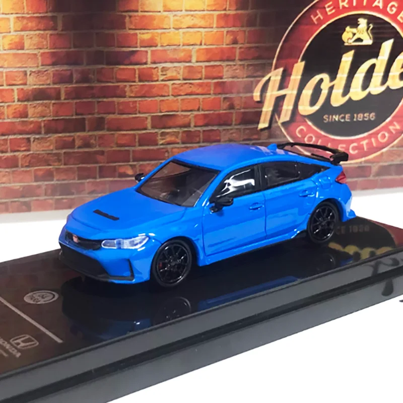 دييكاست 1:64 مقياس سبيكة سيفيك FL5 Type-R نموذج سيارة رياضية المنتج النهائي محاكاة لعبة جمع هدية حلية ثابتة