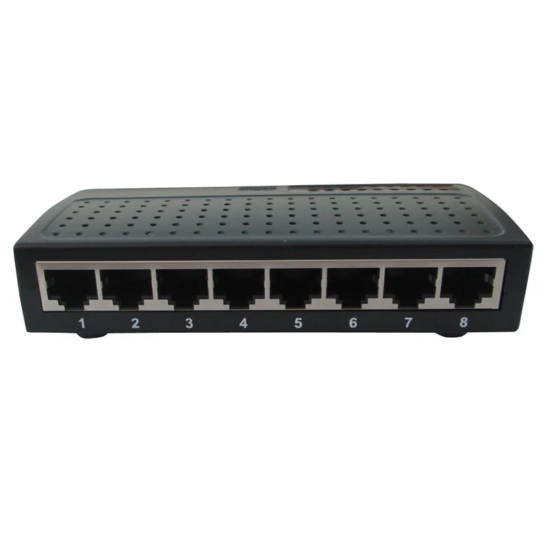ES100-7PD Rpoe 8 10/100Mbps Port Fast Ethernet 24V Inversa Reverse PoE Network Switch for ISP