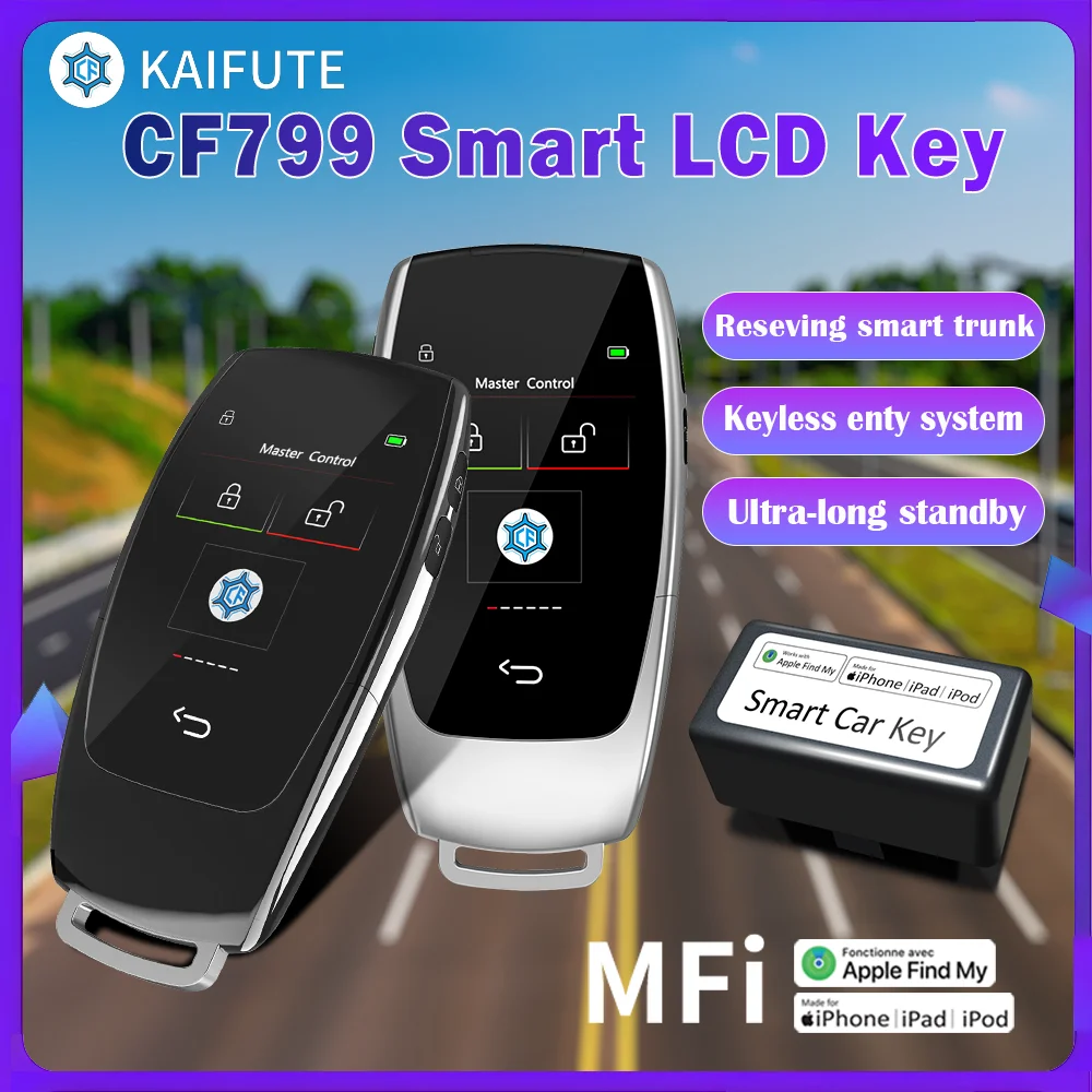 Car Keys 2025 Smart LCD Car Accessories Vehicle Key for BMW Benz Audi Ford Lexus Toyota Mazda Hyundai Cadillac