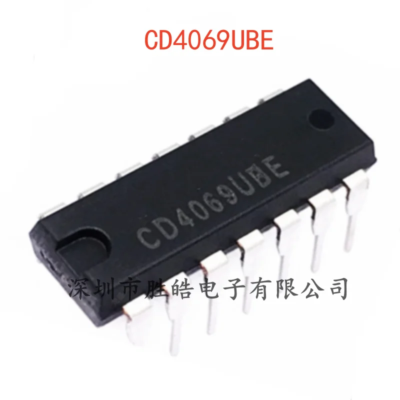 

(5PCS) NEW CD4069UBE 4069UBE Six Inverter Logic Chips Straight In PDIP-14 CD4069UBE Integrated Circuit