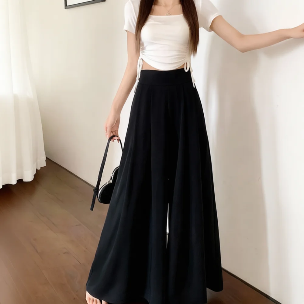 Calças-saia Elegantes de Perna - Palazzo Pant Wide avaliação e preço