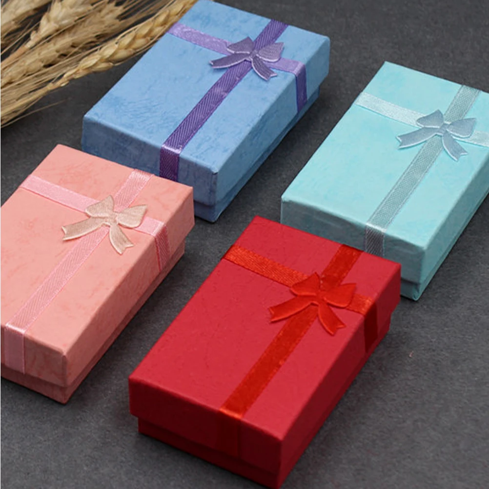 

10 PCS Jewelry Box Practical Storage Case Necklace Shop Ring Business Use Dust-proof