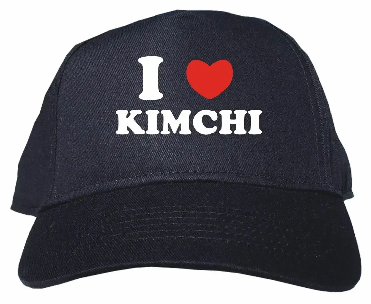 

Бейсбольная кепка с принтом I Heart Love Kimchi для взрослых, регулируемая кепка