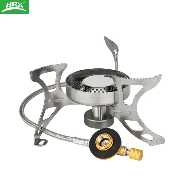 

Outdoor camping cassette butane high temperature resistant stainless steel windproof stove folding portable split mini gas stove