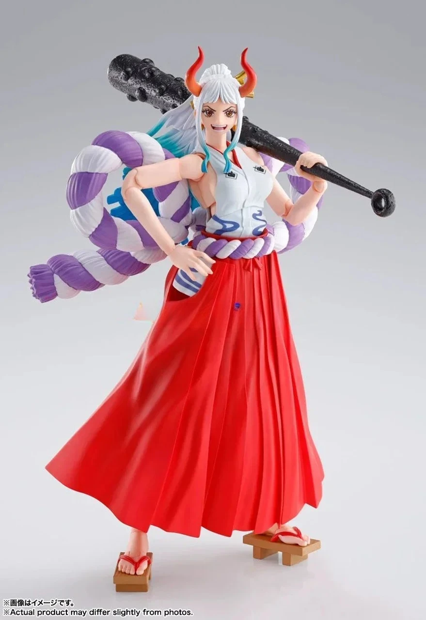 100% Original SH Figuarts Yamato SHF Kaido One Piece Ghost Island Crossada montaje Anime figura modelo colección juguete para regalo