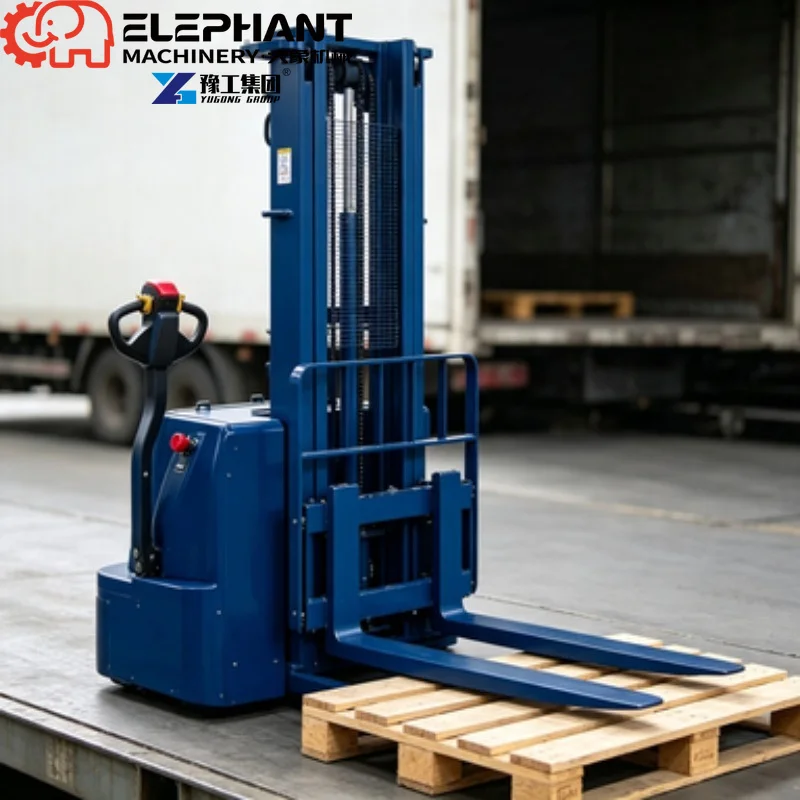 2000kg Walkie & Stand-On Electric Stacker, 48V Brushless DC Truck With EPS Steering For Narrow Aisle Warehouse Handling