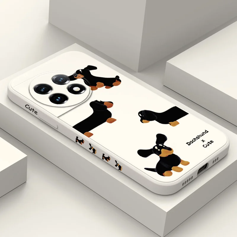 

Puppy Doll Phone Case For Oneplus 11 11R 10 10R 10T 9R 9RT 9 8T 8 7 7T Pro 5G Liquid Silicone Cover